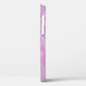 COQUES Case-Mate iPhone PEINTURE ABSTRAITE ROSE ET BLANCHE2 (Verso / Gauche)