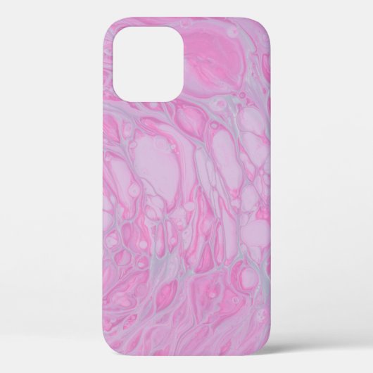 COQUES Case-Mate iPhone PEINTURE ABSTRAITE ROSE ET BLANCHE2 (Verso)