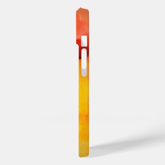 Coques Case-Mate iPhone Peinture Abstraite rouge moderne (Verso / Gauche)