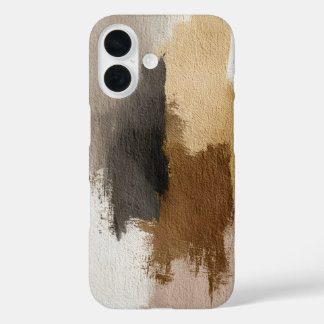 Coques iPhone 16 Peinture Abstraite sur Papier