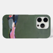 Coques Case-Mate iPhone Peinture Abstraite verte artistique (Verso (horizontal))
