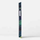 COQUES Case-Mate iPhone PEINTURE ABSTRAITE VERTE ET NOIRE (Verso / Droite)