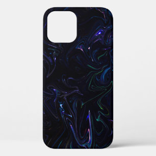 Case-Mate iPhone Case Peinture abstraite violette et noire