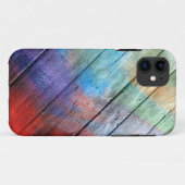 Coques Case-Mate iPhone Peinture acrylique en bois #2 (Dos (Horizontal))