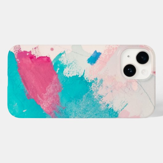 Coques Case-Mate iPhone Peinture aquarelle Abstraite (Verso (horizontal))