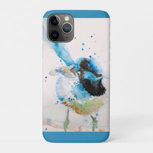 Case-Mate iPhone Case Peinture aquarelle Troglodyte bleu Oiseaux austral