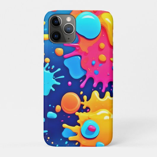 Coques Case-Mate iPhone Peinture arc-en-ciel (Dos)