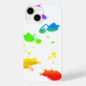 Coques Case-Mate iPhone Peinture arc-en-ciel (Verso)