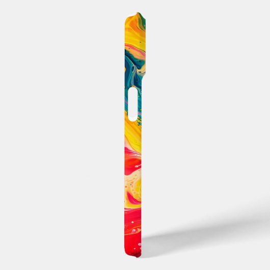 Coques Case-Mate iPhone Peinture arc-en-ciel pour liquide Abstrait mignonn (Verso / Droite)