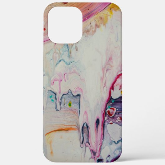 Coques Case-Mate iPhone Peinture Art Acryli Fluid-deco (Verso)