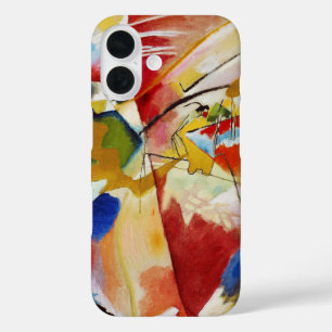 Coques iPhone 16 Peinture avec Centre Vert par Wassily Kandinsky