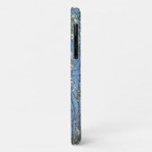 Coques Case-Mate iPhone Peinture bleue fissurée abstraite (Dos/Gauche)