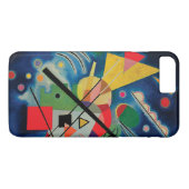 Coques Case-Mate iPhone Peinture bleue par Wassily Kandinsky (Dos (Horizontal))