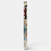 Coques Case-Mate iPhone Peinture botanique d'art fin de roses chic classiq (Dos/Gauche)