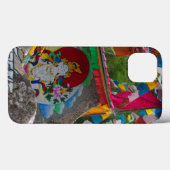 Coques Case-Mate iPhone Peinture bouddhiste sur rochers (Verso (horizontal))
