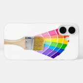 Coques Case-Mate iPhone peinture brosse sur couleurs de peinture (Verso (horizontal))