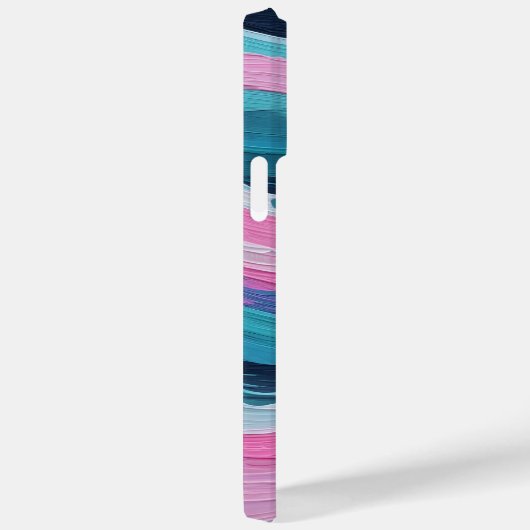 Coques Case-Mate iPhone Peinture Brush Stroke Abstrait Ocean Waves Neon Co (Verso / Droite)