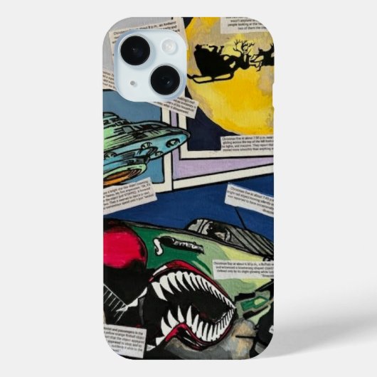 Coques Case-Mate iPhone Peinture 'Christmas Encounters' sur un (Verso)