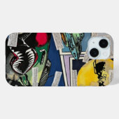 Coques Case-Mate iPhone Peinture 'Christmas Encounters' sur un (Verso (horizontal))