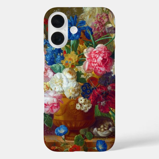 Coques Case-Mate iPhone Peinture classique Vintage Fleurs (Verso)