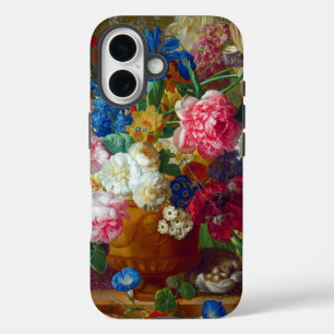 Coques iPhone 16 Peinture classique Vintage Fleurs
