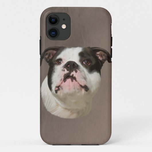 Coques Case-Mate iPhone Peinture couleur d'eau Bulldog (Dos)