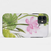 Coques Case-Mate iPhone Peinture d'aquarelle de la fleur de Lotus 2 (Dos (Horizontal))