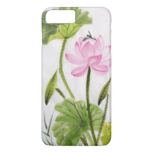 Coques Pour iPhone Peinture d'aquarelle de la fleur de Lotus 2