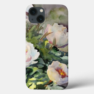 iPhone 13 Coque Peinture d'aquarelle des belles fleurs