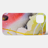Coques Case-Mate iPhone Peinture d'art abstrait aquarelle (Verso (horizontal))