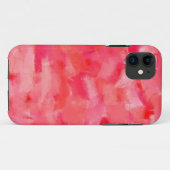 Coques Case-Mate iPhone Peinture d'art Abstrait rose chaud 4 (Dos (Horizontal))