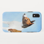 Coques Case-Mate iPhone Peinture de Basenji - Art Original Mignon (Dos (Horizontal))