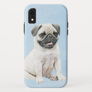 Case-Mate iPhone Case Peinture de carlin - Joli art original de chien