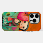 Coques Case-Mate iPhone Peinture de charme pour mère et fille (Verso (horizontal))