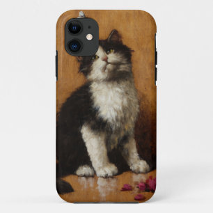 Coques Pour iPhone Peinture de chat mignon