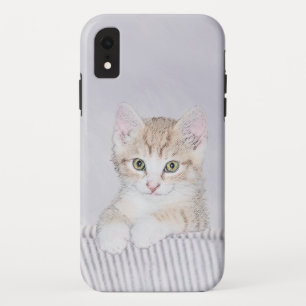 Case-Mate iPhone Case Peinture de chaton tigré orange - Art félin origin