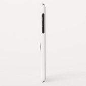 Coques Case-Mate iPhone Peinture de Chien noir et blanc Dalmatien (Dos/Gauche)