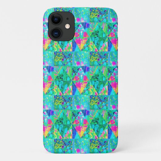 Coques Case-Mate iPhone Peinture de courtepointe de jardin avec Hydrangea (Dos)