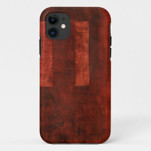 Coque Case-Mate Pour iPhone Peinture de Crimson profonde aux formes géométri