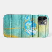 Coques Case-Mate iPhone Peinture de fleurs acrylique sur bois (Dos (Horizontal))