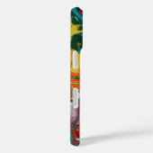 Coques Case-Mate iPhone Peinture de flux couleur arc-en-ciel (Verso / Droite)
