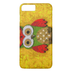 Coque iPhone 8 Plus/7 Plus Peinture de hibou