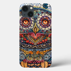 Coques Pour iPhone Peinture de hibou graphique magique