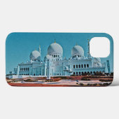 Coques Case-Mate iPhone Peinture de mosquée d'Abu Dhabi (Verso (horizontal))