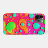 Coques Case-Mate iPhone Peinture de néon L'art de bulle (Dos (Horizontal))