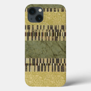 iPhone 13 Case Peinture de panneau de Multipatterned