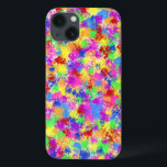 Case-Mate iPhone Case Peinture de peinture arc-en-ciel de couleur vive A<br><div class="desc">Ce design lumineux a un arc-en-ciel de couleur éclaboussé dessus dans un style de peinture éclaboussée. Remblable à l'art fauviste et expressionniste, le motif est réalisé dans les tons rouge, jaune, violet, vert et bleu. C'est un design abstrait et fantaisiste pour un artiste ou toute personne qui a besoin d'une...</div>