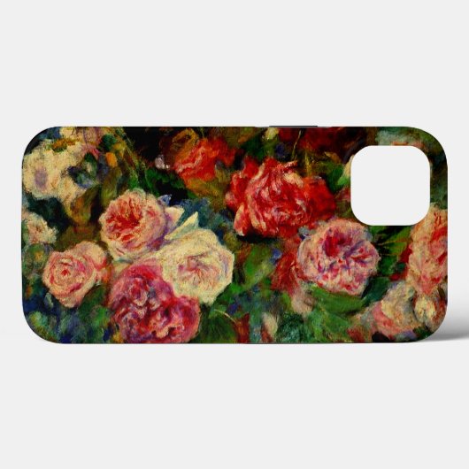 Coques Case-Mate iPhone Peinture de Pierre Renoir, Rose, (Verso (horizontal))