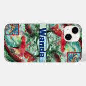 Coques Case-Mate iPhone Peinture de poissons de carpe de Koi (Verso (horizontal))