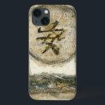 iPhone 13 Coque Peinture de tranquillité chinoise par Mauro<br><div class="desc">Ce tableau de l'artiste Mauro présente un personnage chinois enfermé dans un cercle. Le mot tranquillité est écrit au bas de l'oeuvre. Donnez cette impression comme cadeau à quiconque a besoin d'un peu de tranquillité dans sa vie!</div>